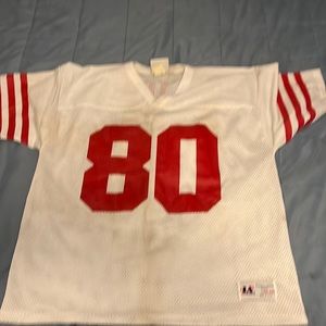 Jerry rice vintage jersey logo athletic